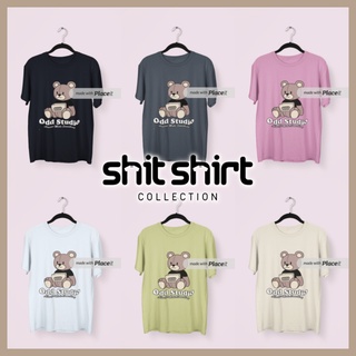 【NEW】ShitShirt เสื้อยืด bear odd studio Oversize ผ้าCotton 100% แฟชั่นสไตล์เกาหลี T-Shirt โอเวอร์ไซส์ สกรีนลายสวยงาม [SS