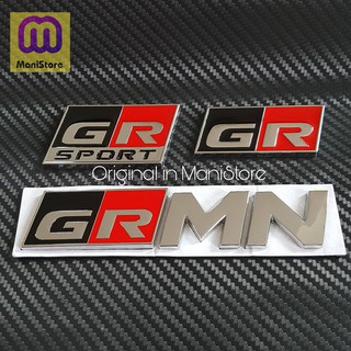 ภาพหน้าปกสินค้า[HOT!!]Logo GR/GR Sport/GRMN(Master of Nür)งานโลหะเนี๊ยบๆ แบบแปะและแบบติดตั้งกระจังหน้า สำนักแต่งคู่บุญตัวใหม่ของ TOYOTA ที่เกี่ยวข้อง