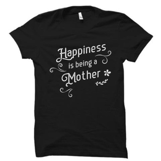 เสื้อยืดโอเวอร์ไซส์เสื้อยืด พิมพ์ลาย Happiness Is Being A Mother Gildan สําหรับผู้ชาย และผู้หญิงS-3XL