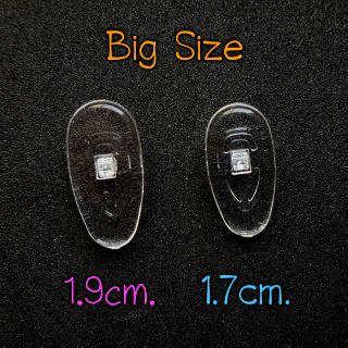 ภาพหน้าปกสินค้าแป้นจมูกแว่น BIG SIZE  ซิลิโคน ขนาดใหญ่ 19 mm. จมูกแว่น ดั้งแว่น รุ่นใส่น็อต ที่เกี่ยวข้อง
