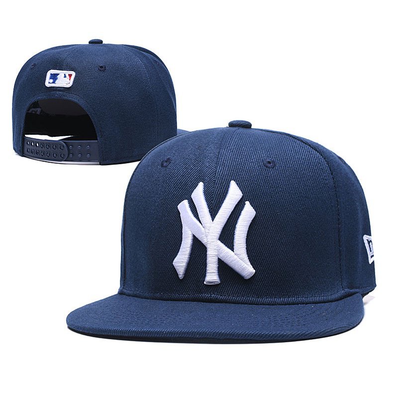 หมวกแก๊ป-mlb-นิวยอร์ก-yankees-หมวกสแน็ปแบ็ค-หมวกฮิปฮอป-หมวกกันแดด-หมวก-unisex-หมวกธรรมดา-pegc