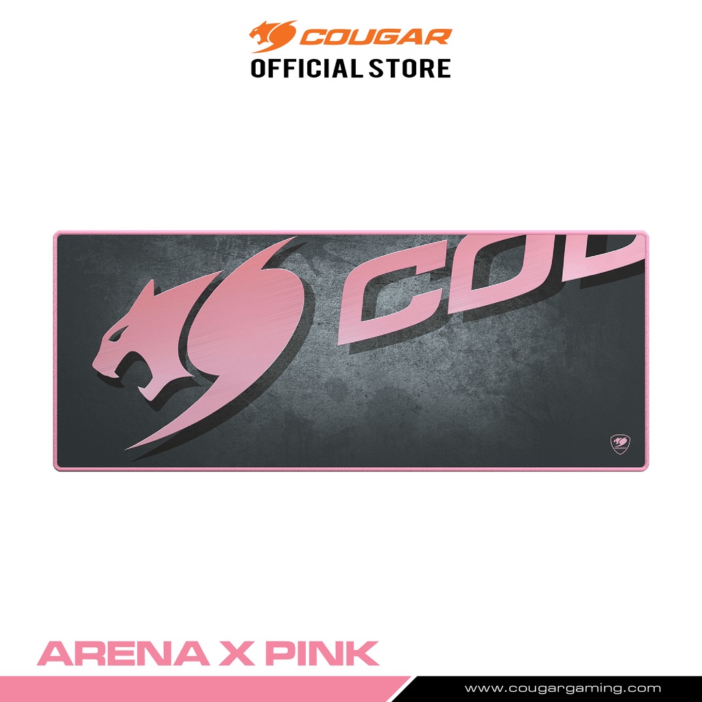 cougar-arena-x-pink-gaming-mouse-pad-แผ่นรองเมาส์-เกมมิ่ง-สำหรับ-เกมเมอร์