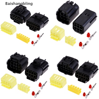 BSBL 1 set 1/2/3/4/6/8/10/12 Pin Way Waterproof Wire Connector Plug Car connectors BL