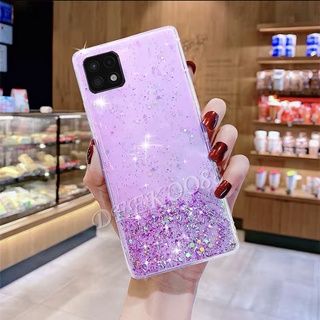 เคสโทรศัพท์ Samsung Galaxy A22 A32 A52 A72 A42 A12 M12 A02 M02 Phone Case Silicone Glitter Gel Transparent Clear Slim Soft Casing เคสซิลิโคน SamsungA22 5G 4G