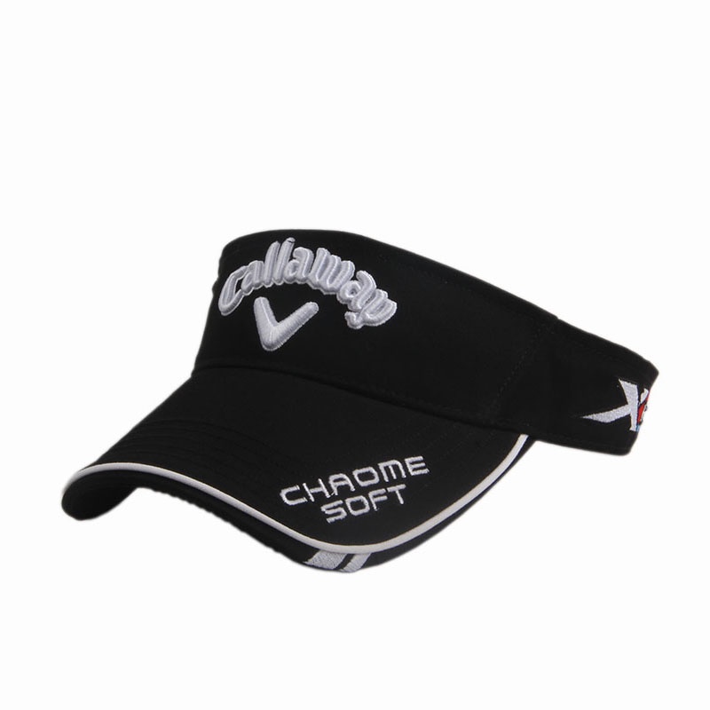 หมวกกอล์ฟ-หมวกแก๊ปครึ่งใบ-callaway-มี-2-สี-ขาว-ดำ-พร้อมส่งจากไทย-หมวกออกกำลังกาย-freesize-ใส่ได้ทั้ง-ชาย-หญิง