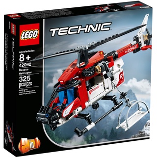 【ของแท้】Lego 42092 Rescue Helicopterโมเดลโลโก้ ตัวต่อโลโก้ ของสะสม สินค้าพร้อมส่ง ของเล่นเด็ก ของรางวัล ตัวต่อรถของขวัญ