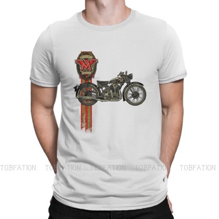 เสื้อยืดผ้าฝ้ายพิมพ์ลายขายดี เสื้อยืดคอกลม ขนาดใหญ่ พิมพ์ลาย Matchless Hipster Isle Of Man TT Races Manx สไตล์ฮาราจูกุ ส