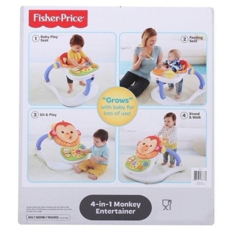 fisher-price-4-in-1-monkey-entertainer-เก้าอี้นั่งและหัดเดิน