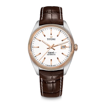 นาฬิกา-titoni-cosmo-41mm-white-rose-gold-index-dial-leather-strap-878-srg-st-606-avid-time-ของแท้-ประกันศูนย์
