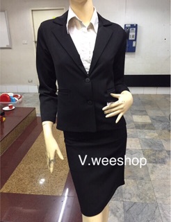 ภาพหน้าปกสินค้าBestseller !! สูทผู้หญิง สูททำงาน (code : BL01)(Size S - XXXL) (เสื้ออย่างเดียวนะคะ) ที่เกี่ยวข้อง