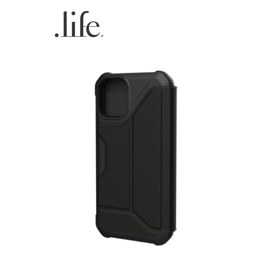 uag-เคสกันกระแทกและกันรอยขีดข่วน-รุ่น-metropolis-case-for-iphone-12-mini-black-pu-by-dotlife