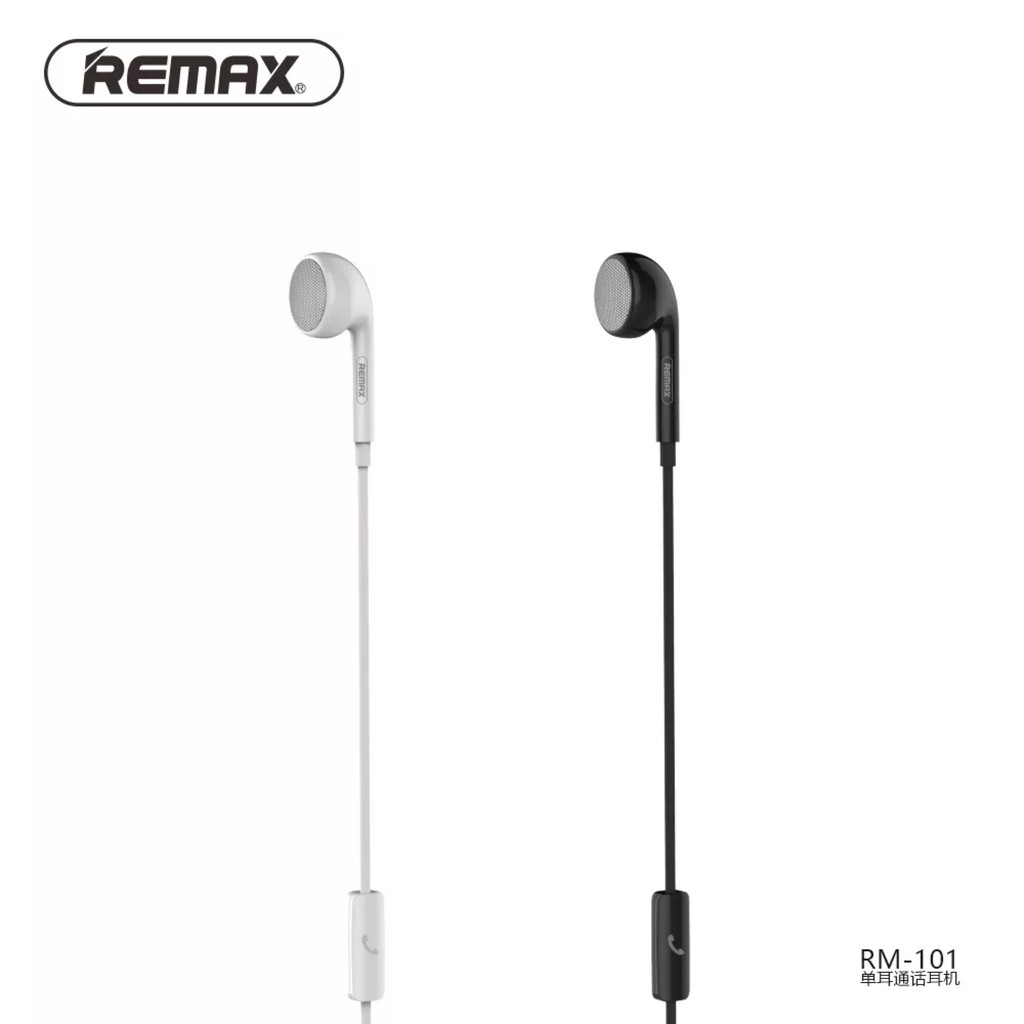 Remax RM-101 Single Side Earphone. หูฟัง & small talk แบบใส่ ข้างเดียว ...