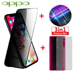 (3 in 1) ฟิล์มกันรอย Privacy  สําหรับ OPPO Realme C3/5/5i/5/6pro