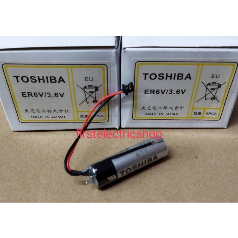 lithium-battery-er6vc119b-3-6v-toshiba-ขั้วดำเล็ก-ทางร้านตรวจเช็คไฟทุกก้อนก่อนส่ง-มั่นใจไฟเต็ม-100
