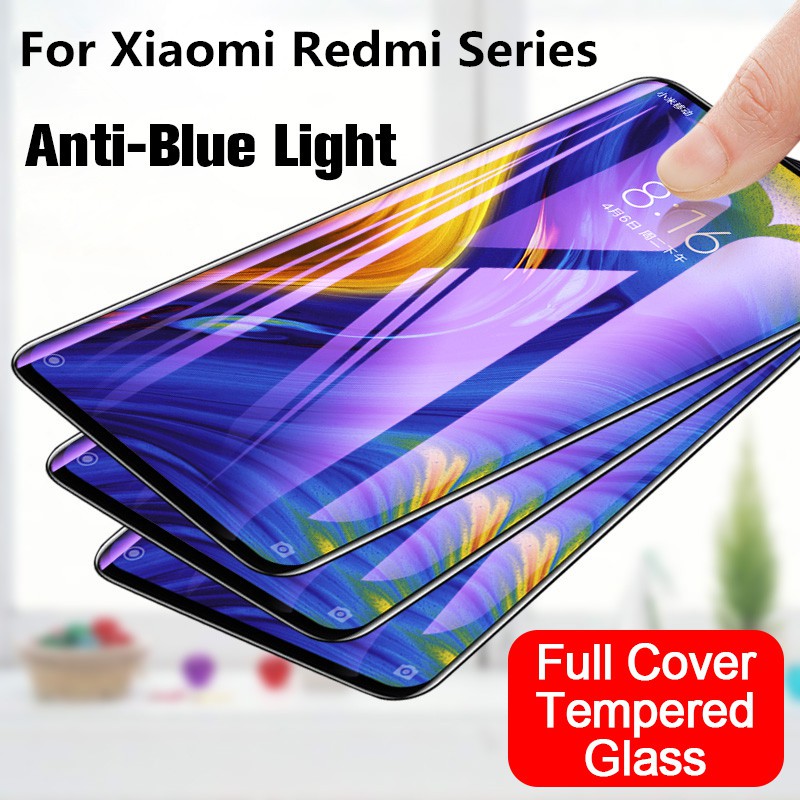 ฟิล์มกระจกป้องกันแสงสีม่วงสำหรับ-xiaomi-redmi-k-20-7-7-pro-6-6-a-a-2