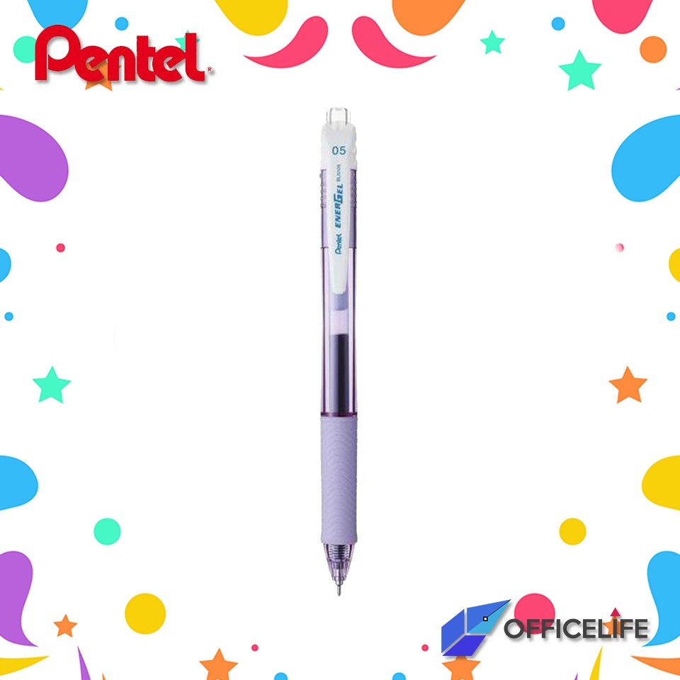 ภาพสินค้า(1 ด้าม)ปากกา Pentel Energel BLN105 สีด้ามพาสเทล หมึกน้ำเงิน ขนาด0.5มม 1 ด้าม จากร้าน officelife บน Shopee ภาพที่ 6