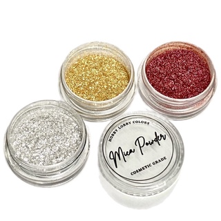 ภาพหน้าปกสินค้าผงชิมเมอร์ สำหรับผสมเครื่องอาง บรรจุตลับ 5ml มี 3 สี - Shimmer Mica Powder Cosmetic Grade #White Pearl Sparkle Mica ที่เกี่ยวข้อง