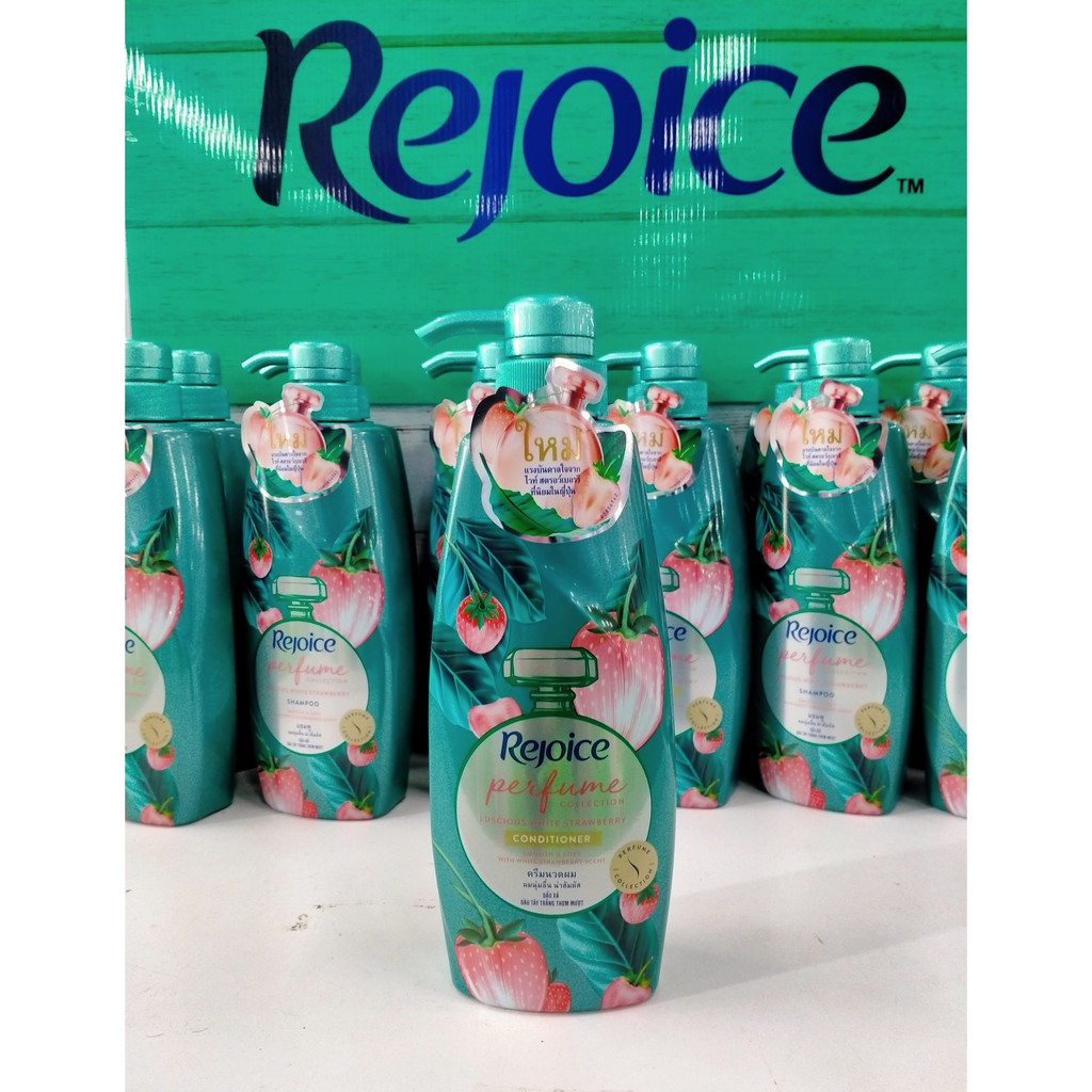 rejoice-perfume-collection-luscious-white-strawberry-conditioner-รีจอยส์-คอลเลคชั่นน้ำหอม-ครีมนวดผม-320-มล-450-มล