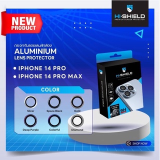 แหวนกันรอยเลนส์กล้อง(เลนส์อลูมิเนียม)Hi-Shield รุ่น Ip 14 Pro/14 Pro max