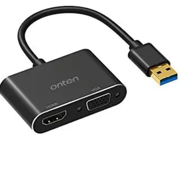 ONTEN รุ่น 5201B USB 3.0 TO HDMI + VGA ADAPTER Shopee Thailand