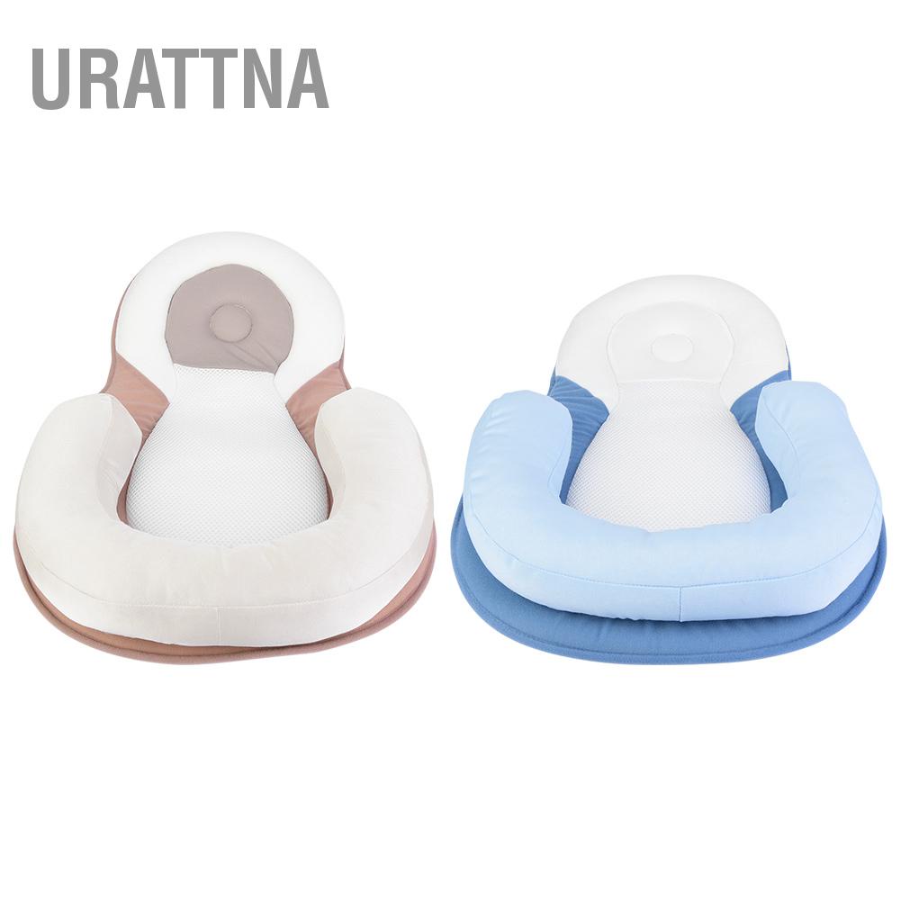 urattna-หมอนผ้าฝ้าย-กันม้วน-สําหรับเด็กทารกแรกเกิด-0-12-เดือน