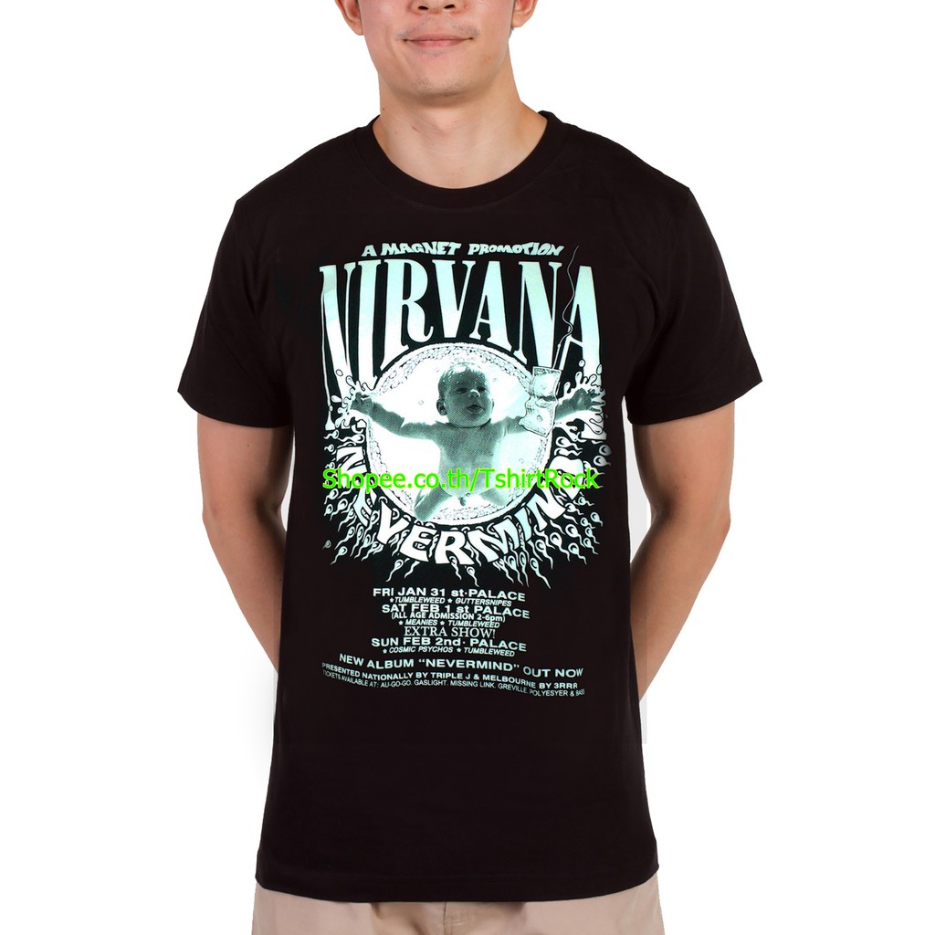 เสื้อยืดวินเทจเสื้อวง-nirvana-เสื้อผ้าแฟชั่น-เนอร์วานา-เสื้อวินเทจ-เสื้อยืดผช-เสื้อวินเทจ-rcm1739s-5xl