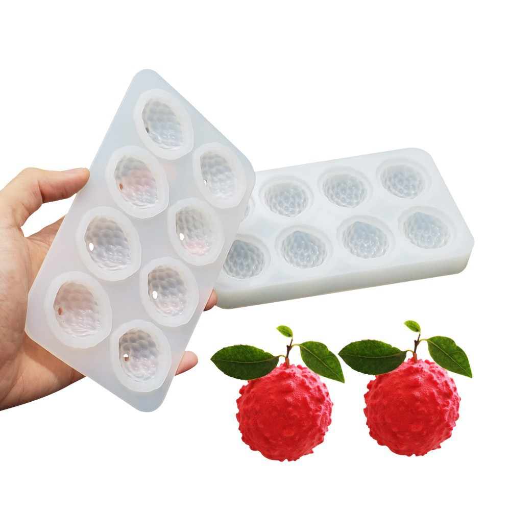 new-simulation-three-dimensional-8-piece-lychee-fruit-silicone-mold-french-mousse-dessert-baking-mold-cakemold