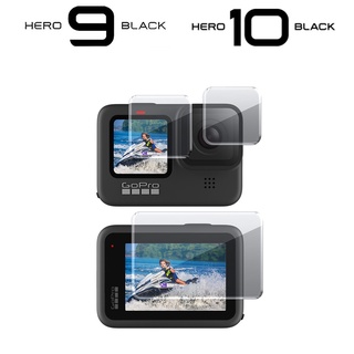 ภาพหน้าปกสินค้าTELESIN GoPro 9 10 ฟิล์มกันรอย เลนส์ + จอ GOPRO HERO 9 10 2.5D 9H Protective film Lens + LCD Screen Action Camera ซึ่งคุณอาจชอบราคาและรีวิวของสินค้านี้