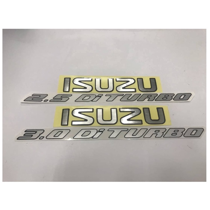 สติ๊กเกอร์ติดท้าย ISUZU 2.5 Di TURBO ISUZU 2.5 DiTURBO ISUZU 3.0 Di ...