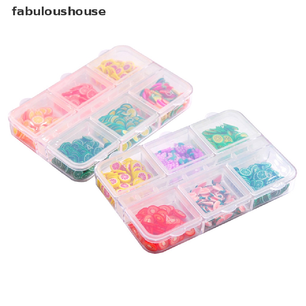 fabuloushouse-อุปกรณ์ตกแต่งเล็บ-ลายผลไม้-3d-6-ช่อง-diy