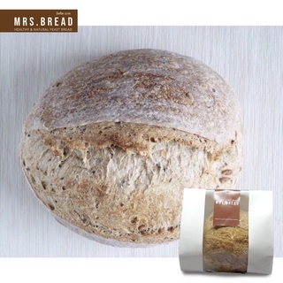 ภาพขนาดย่อของภาพหน้าปกสินค้าPlain Wholewheat sourdough bread(ขนมปังซาวโดว์โฮลวีท) จากร้าน mrs.bread บน Shopee