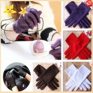 Gloves / ถุงมือผ้ายืดสำหรับงานแต่งงาน 5 สี