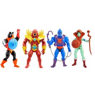 Masters Of The Universe Origin wave 6 ฟิกเกอร์ MOTU Green Goddess, Beast Man 2, Stinkor และ Webstor