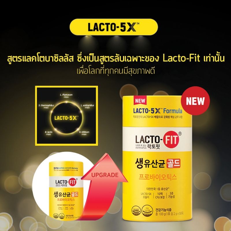 ภาพสินค้าprobiotics lacto fit โปรไบโอติก ยอดขายอันดับ1 จากเกาหลี ของแท้100% ช่วยการขับถ่าย ลดสิว ผิวใส มี อย. 생산균 락토핏 골드 จากร้าน bininter19 บน Shopee ภาพที่ 2