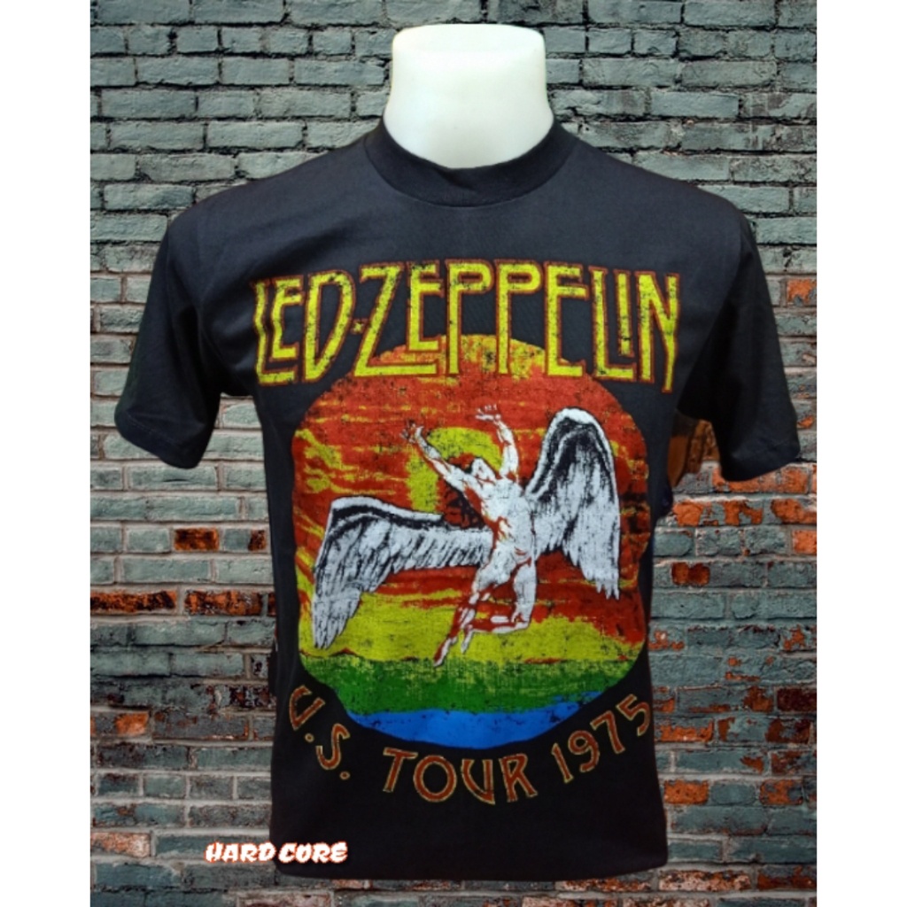 เสื้อวง-led-zeppelin-วงร็อคในตำนาน-ไม่มีตะเข็บข้าง-คอฟิต-ป้ายusa-เสื้อวินเทจ-เสื้อทัวร์-วงดนตรีร็อคต่างประเทศ