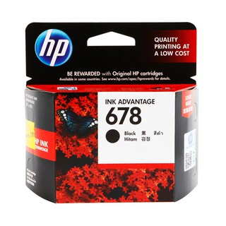 HP 678 CZ107AA สีดำแท้ศูนย์ของใหม่คุณภาพ%Advant 1015/1515/2515/2645/2645/3545/4515/4645 All-in-One