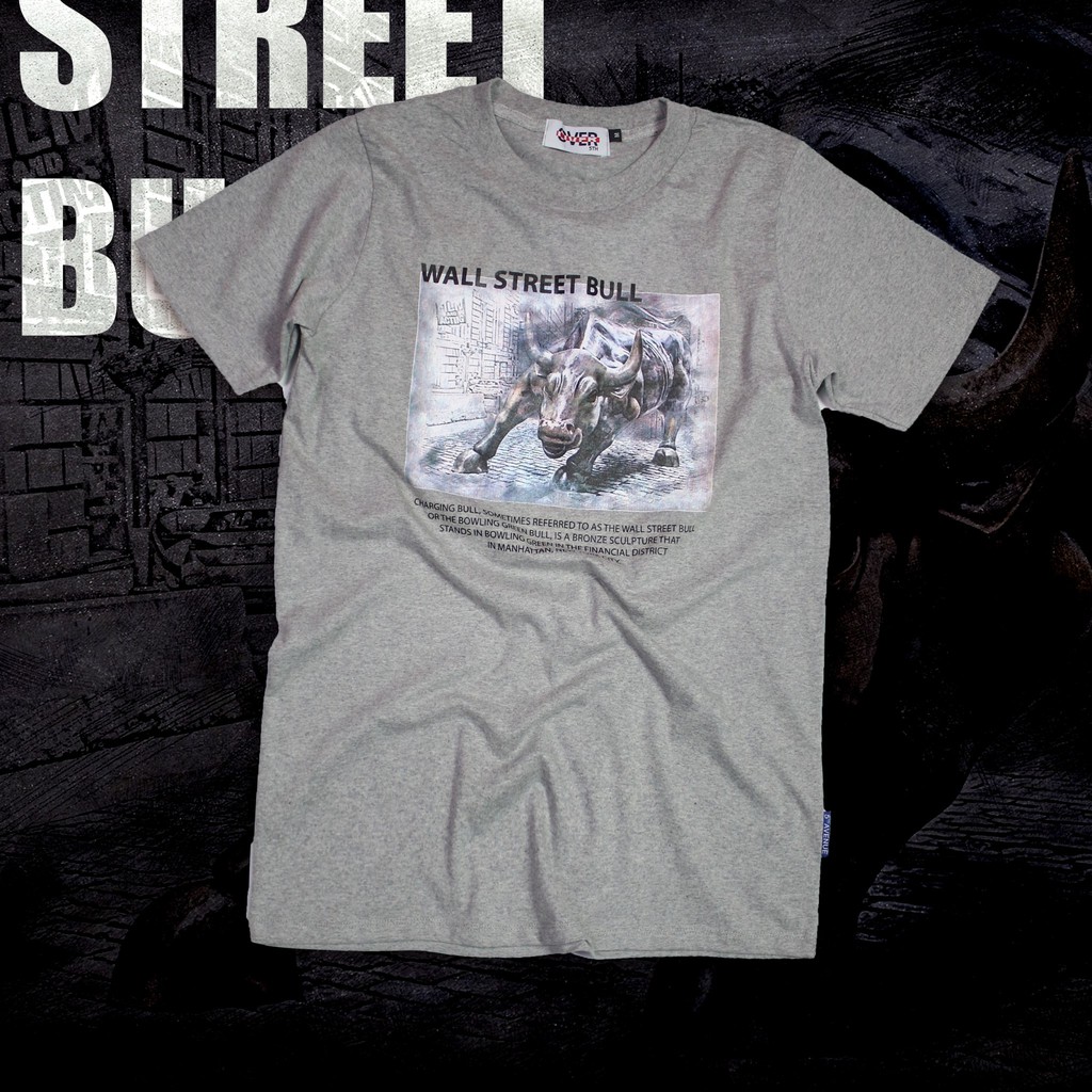 เสื้อยืดขายดี5thave-เสื้อยืดแขนสั้น-รุ่น-sp-wall-street-bulls-3xl