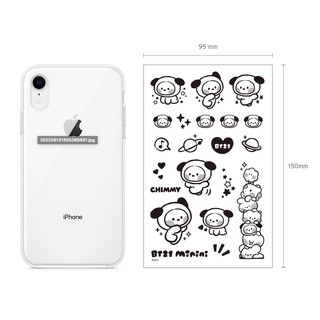 สติกเกอร์รอยสัก ลาย KPOP IDOL BTS monopoly * BT21 MININI | Shopee Thailand