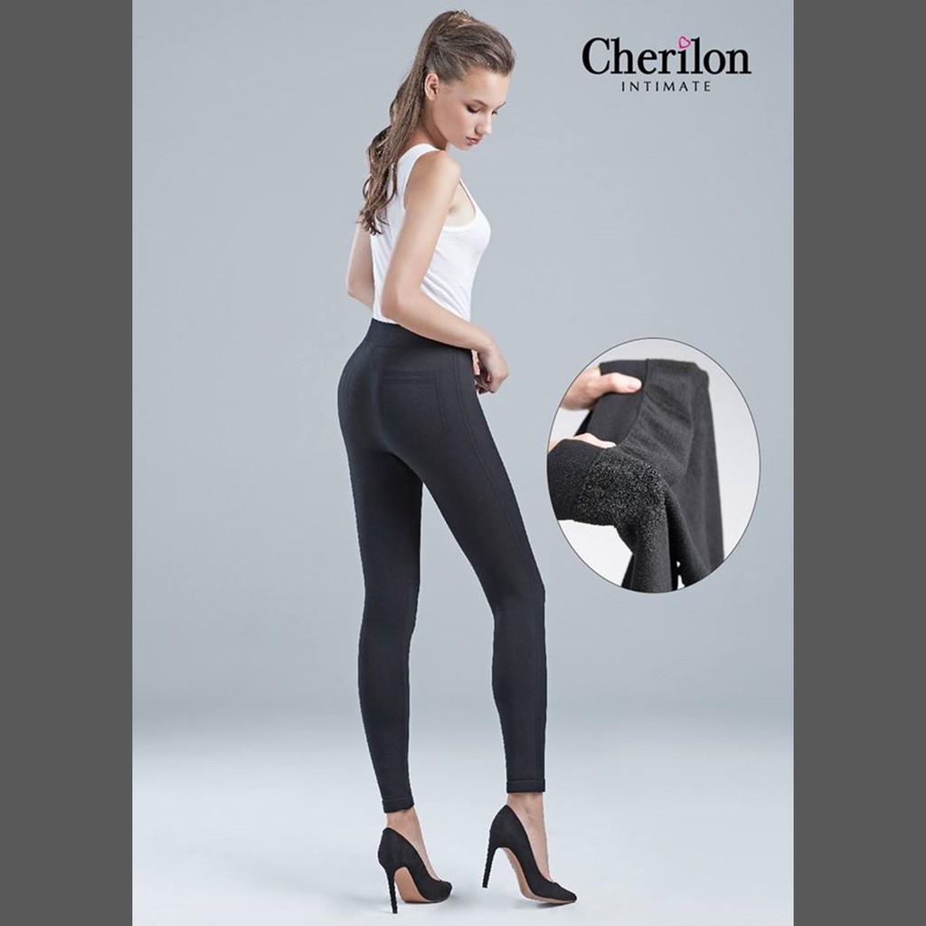 cherilon-seamless-knitted-legging-เลกกิ้ง-เชอรีล่อน-ทอทั้งตัว-ไร้รอยตะเข็บ-กันหนาว-นุ่ม-อุ่นสบาย-ขาเรียว-nsa-lgim01-blf