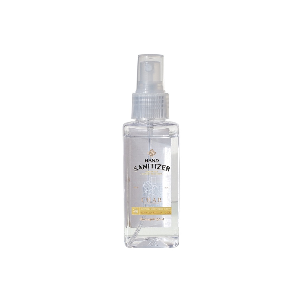 CHAR Hand Sanitizer (สเปรย์แอลกอฮอล์ กลิ่นดอกไม้) Alcohol 75% (100 ml ...