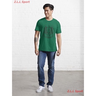 Cool69 เสื้อ ผู้ชาย สไตล์ เกาหลี เสื้อผู้ชายเท่ๆ Z.L.L Sport Sak Yant 013 Essential T-Shirt เสื้อยืดผู้หญิง เสื้อยืดผู้ช