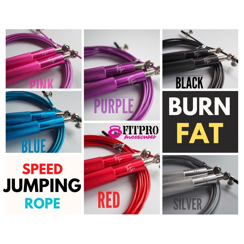 ภาพหน้าปกสินค้าเชือกกระโดดความเร็วสูง Kipping Rope Fitpro Speed Jump Rope สายปรับความยาวได้