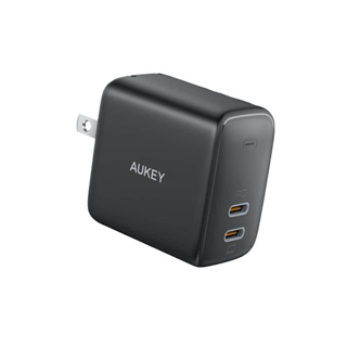 AUKEY PA-R2S หัวชาร์จเร็วสำหรับ iPhone 15/14/13/12 Seriese SWIFT 40W Power Delivery Fast Charger Adapter จ่ายไฟ 20W + 20W PD รุ่น PA-R2S