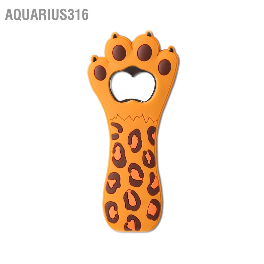 aquarius316-ที่เปิดขวดเบียร์-แบบแม่เหล็ก-รูปอุ้งเท้าแมว-3d-สําหรับตู้เย็น
