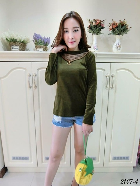 gt-89-lt-เสื้อแขนยาวซีทรู