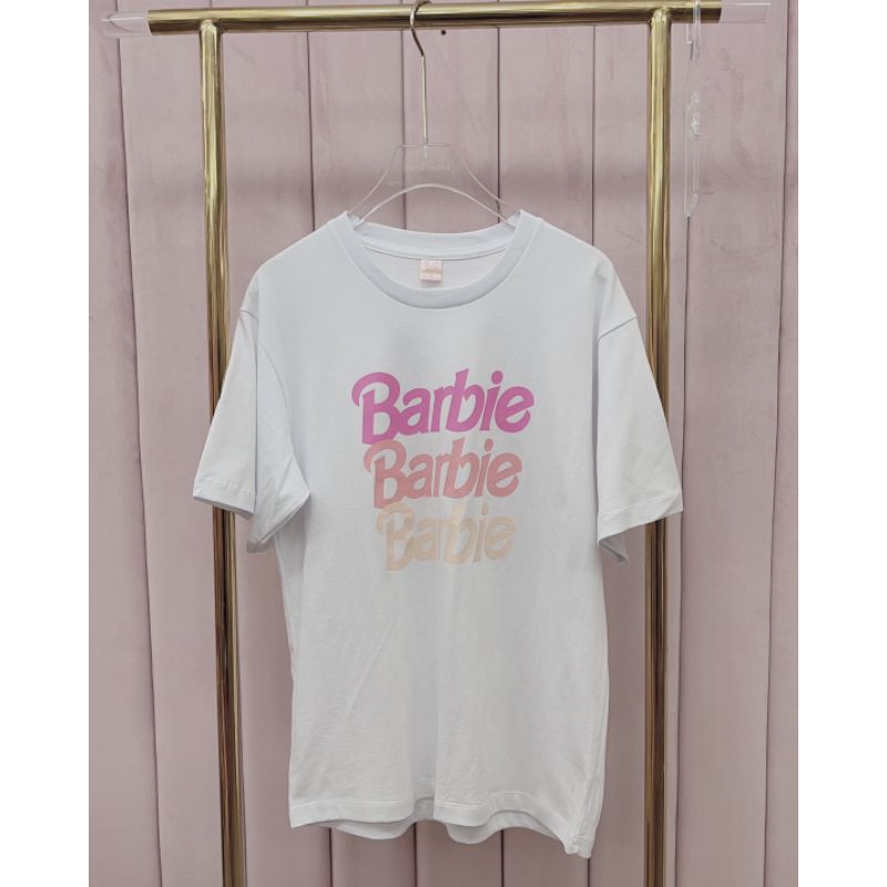 เสื้อยืดแต่สกีนbarbie