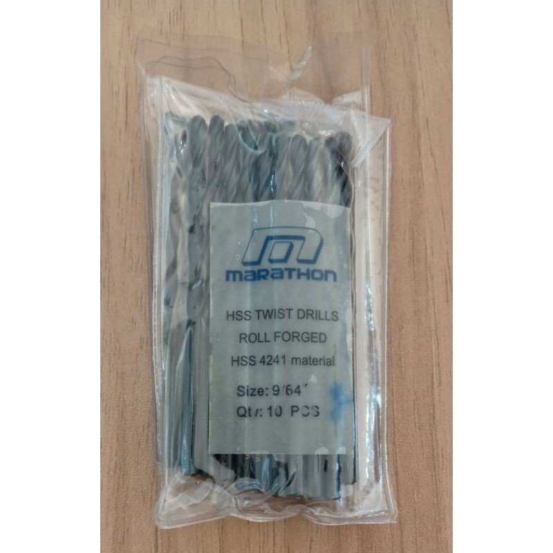 ดอกสว่านเจาะเหล็ก มาราธอน 9/64 นิ้ว HSS 4241 สีดำ (ราคาต่อชิ้น ...