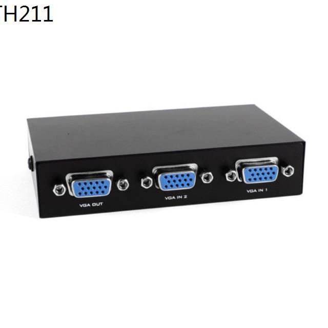 2 Port VGA Switch 2 to 1 Selector Switch VGA รุ่น FJ-15-2 | Shopee Thailand
