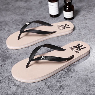 MLB/NY Fashion Sandals รองเท้าแตะชาย แบบสวม ใส่ได้ทั้งชายและหญิง ใส่สบาย