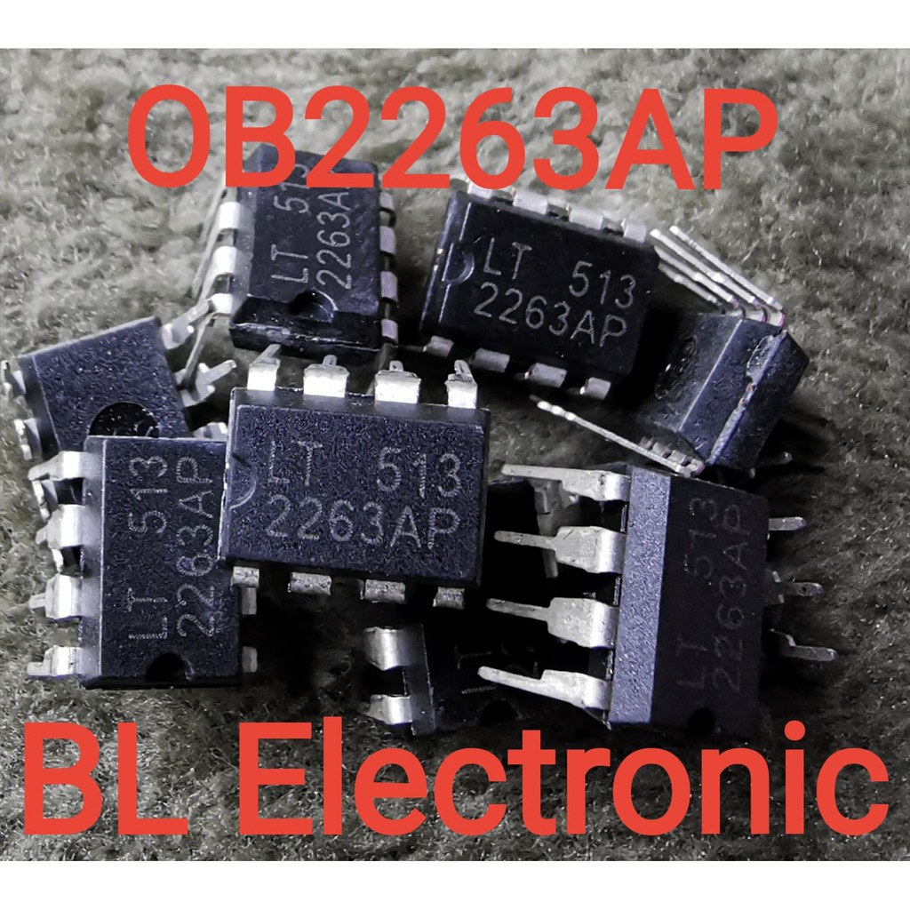 ชิ้น OB2263AP ob2263 DIP-8 PWM ไอซีจ่ายไฟ Mixer อิเล็กทรอนิกส์ทั่วไป ...